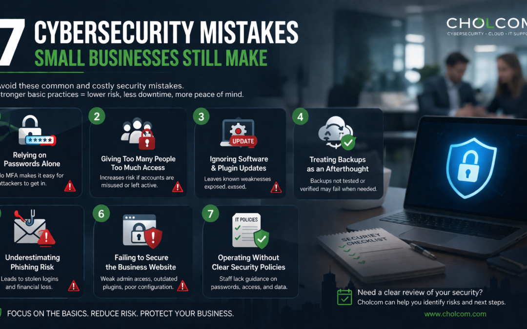 7 Cybersecurity Mistakes Small Businesses Still Make